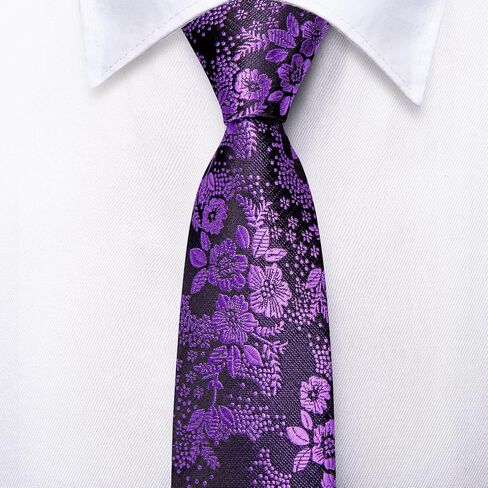 Hi-Tie Silk Boys Tie 8-14 Self-Tied Ties for Boy Paisley Solid Kid Necktie and Pocket Square Set for Wedding in Kuwait