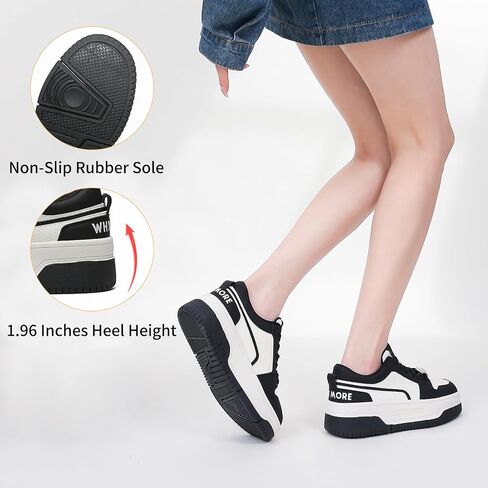 أحذية رياضية نسائية من somiliss مصنوعة من الجلد الطبيعي أحذية تنس ومشي وتزلج غير قابلة للانزلاق أحذية رياضية عصرية مريحة in Kuwait