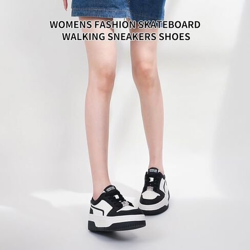 أحذية رياضية نسائية من somiliss مصنوعة من الجلد الطبيعي أحذية تنس ومشي وتزلج غير قابلة للانزلاق أحذية رياضية عصرية مريحة in Kuwait