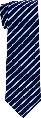 Retreez Thin Regimental Striped Woven Boy's Tie - 8-10 years in Kuwait