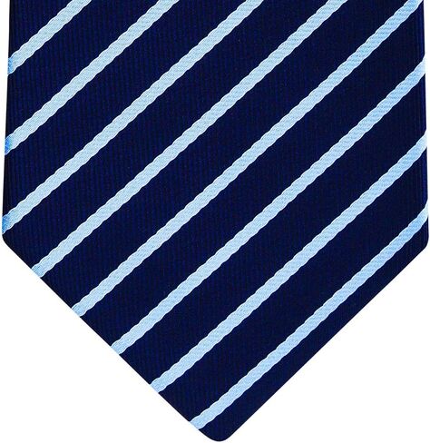 Retreez Thin Regimental Striped Woven Boy's Tie - 8-10 years in Kuwait