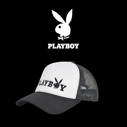 قبعة Concept One Playboy Truck Hat، قبعة بيسبول شبكية قابلة للتعديل مع حافة منحنية in Kuwait