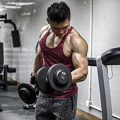 COOFANDY Men's 3 Pack Gym Tank Tops Y-Back Workout Muscle Tee Sleeveless Fitness Bodybuilding T Shirts in Saudi Arabia