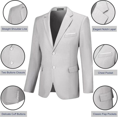 LOPEN STU Mens Suit Slim Fit 3 Piece Wedding Outfit Prom Suits for Men Dress Jacket Tux Vest and Pants Set in Kuwait