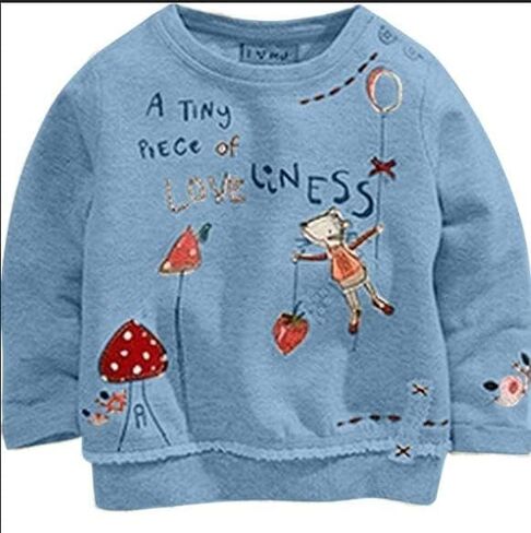 Toddler Girl Clothes Baby Girl Long Sleeve Top + Jeans Pants with Pockets | Toddler Girl Clothes Baby Girl Long Sleeve Shirt + Jeans Pants with Pockets Fall Winter Outfits Cartoon Clothing Set in Saudi Arabia