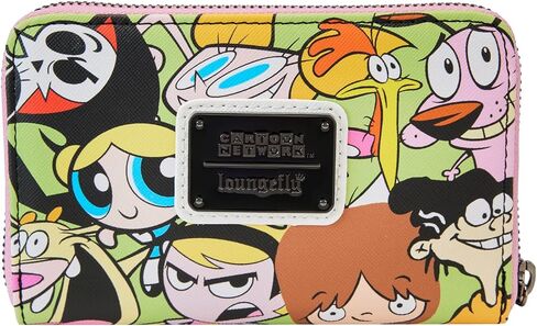 لاونج فلاي محفظة ريترو كولاج بسحاب ملتف من كارتون نتورك، متعددة الالوان، مقاس واحد، محفظة in Saudi Arabia