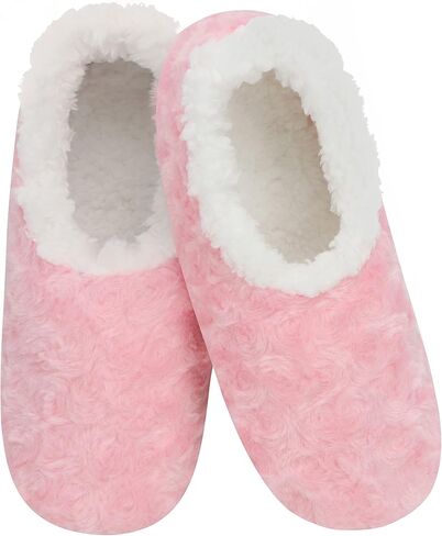 Snoozies Womens Slipper Socks Cozy - Roses in Bloom in Saudi Arabia