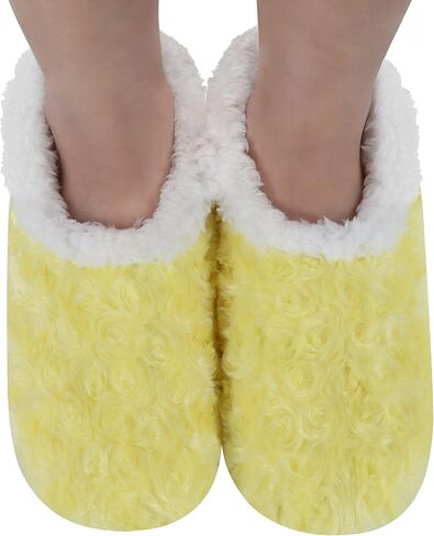 Snoozies Womens Slipper Socks Cozy - Roses in Bloom in Saudi Arabia