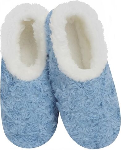 Snoozies Womens Slipper Socks Cozy - Roses in Bloom in Saudi Arabia
