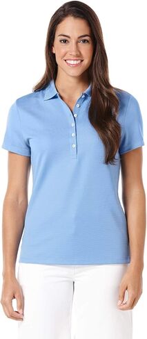 قميص بولو نسائي من Callaway بأكمام قصيرة مع حماية من الشمس (مقاس Small-3x in Kuwait