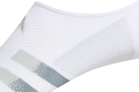 adidas Men's Superlite Stripe 3 No Show Socks (3-Pair) in Saudi Arabia