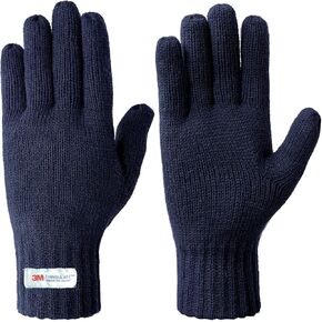 Evridwear Men Winter Knit Warm Gloves with 3M Thinsulate Thermal Insulated Lining