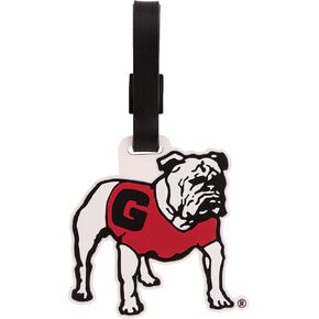 حقيبة علامات الأمتعة بجامعة جورجيا بولدوج UGA Dawgs (علامة الأمتعة البلاستيكية - التصميم C) in Saudi Arabia