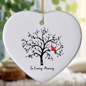 Jocidea Death Leaves a Heartache, Sympathy Gift, Memorial Gift, Memorial Keepsake, Memorial Christmas Ornament