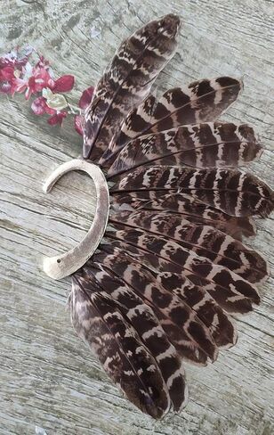 ايديال واي قطعة واحدة (الاذن اليسرى) للجنسين، اساور اذن كبيرة من الريش بدون ثقب، اساور واقراط للاساور واللفافات، معدن, معدن, ان ايه in Kuwait