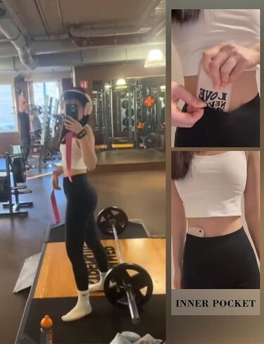 سراويل ضيقة UUE عالية الخصر للنساء للتحكم في البطن وتمارين الجري ومضادة للقرفصاء، سراويل يوجا رياضية مع جيب داخلي in Kuwait