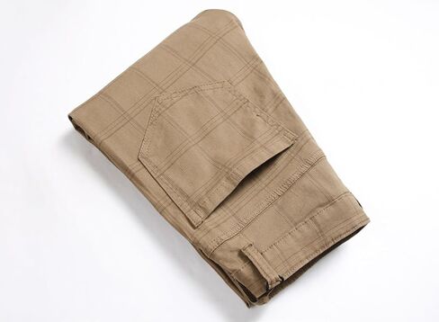 سراويل TENGINE منقوشة للرجال، سراويل كاجوال ضيقة قابلة للتمدد للرجال من Chinos Golf Business Dress in Kuwait