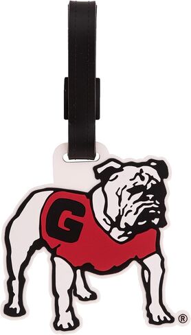 حقيبة علامات الأمتعة بجامعة جورجيا بولدوج UGA Dawgs (علامة الأمتعة البلاستيكية - التصميم C) in Saudi Arabia