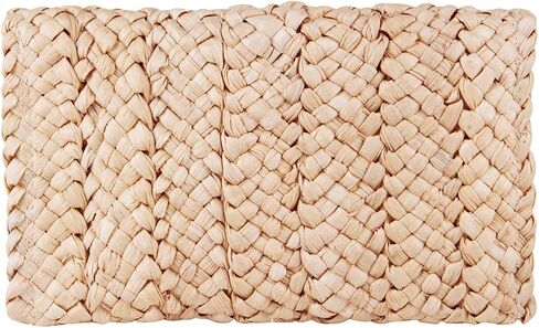 KUANG! Womens Straw Clutch Purse Handbag Shoulder Clutch Envelope Wallet Beach Straw Purse for Ladies in Kuwait