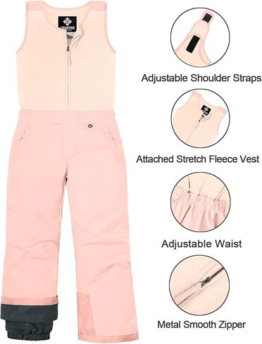 GEMYSE Kids Snow Ski Pants Insulated Waterproof Skiing Pants Boys Girls' Windproof Warm Snowboarding Pants in Kuwait