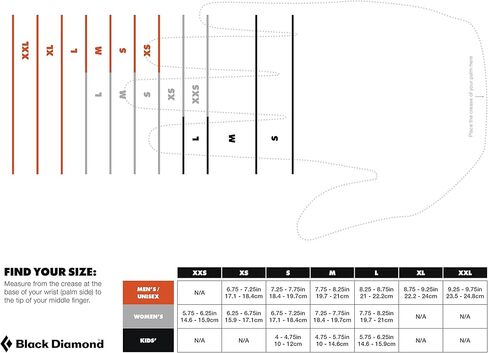 BLACK DIAMOND Mens Mercury Mitts Cold Weather Ski Mittens in Kuwait