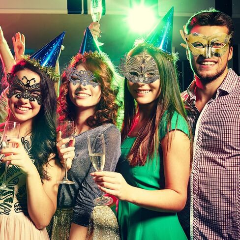 FEQO 48 قطعة من الأقنعة التنكرية والأقنعة العتيقة والأقنعة الفينيسية in Kuwait