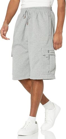 DREAM USA Men's Fleece Cargo Shorts Heavyweight M-5XL in Saudi Arabia