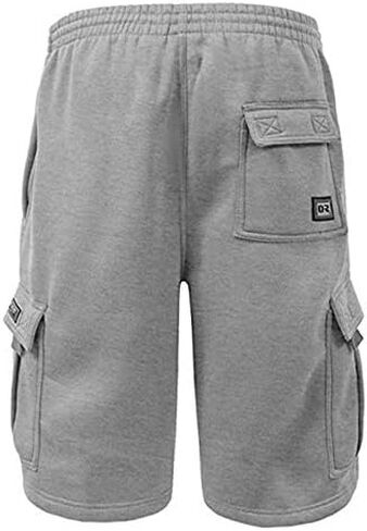 DREAM USA Men's Fleece Cargo Shorts Heavyweight M-5XL in Saudi Arabia