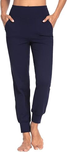MOVE BEYOND Buttery Soft Women's Yoga Joggers Pants/Capris 4 Pockets High Waist Lightweight Sweatpants Running Lounge Pants in Kuwait