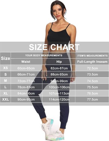 MOVE BEYOND Buttery Soft Women's Yoga Joggers Pants/Capris 4 Pockets High Waist Lightweight Sweatpants Running Lounge Pants in Kuwait