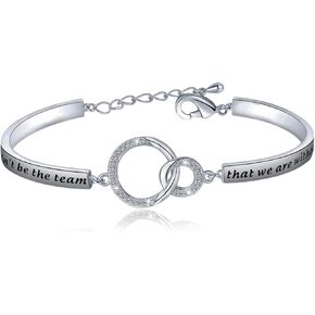 POTIY Team Gift for Boss Coach Manager Team Mom We Wouldn't Be the Team That We Are Without You Bracelet Thank You Gift for Team Coach