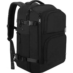 Dinictis 40L Travel Laptop Backpack for 17 Inch Notebook, Carry on Flight Approved Suitcase Backpack, Water Resistant Weekender Business Large Daypack for Men and Women-Dark Grey