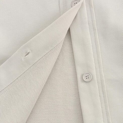 Amazhiyu Womens Button Down Long Sleeve Sweatshirt Jacket Casual Boyfriend Shirt in Kuwait