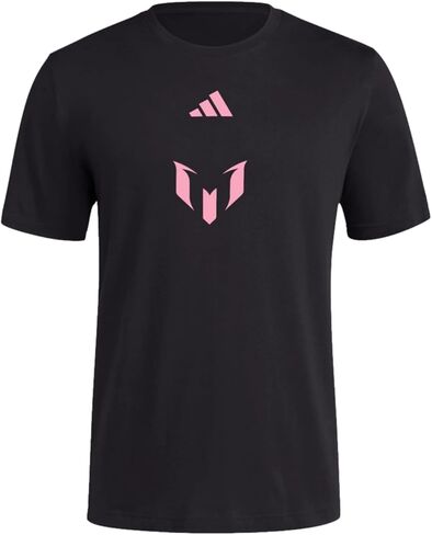 adidas Men's Soccer Messi X Miami Number 10 Tee - Show Your Support for Soccer Superstar Lionel Messi x Inter Miami in Saudi Arabia