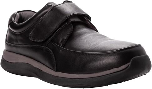 Propet Mens Parker Slip On Casual Shoes - Black in Saudi Arabia