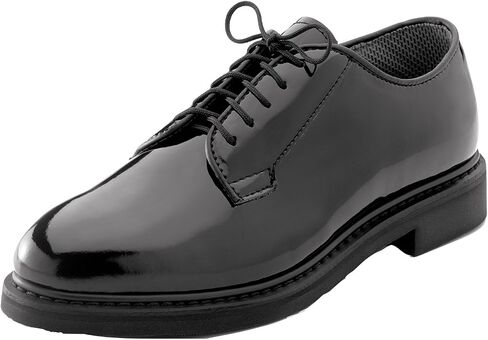Rothco Uniform Oxford/Hi-Gloss Shoe, Black, W/14 in Saudi Arabia
