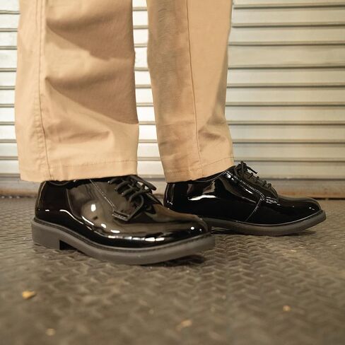 Rothco Uniform Oxford/Hi-Gloss Shoe, Black, W/14 in Saudi Arabia