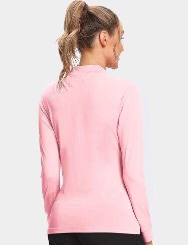 قمصان بولو Hiverlay للسيدات قمصان جولف بعامل حماية من الأشعة فوق البنفسجية 50+ قميص طويل الأكمام بياقة in Kuwait