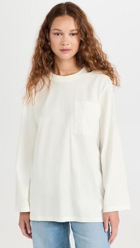 بلوزة فايه بأكمام طويلة للسيدات من Malene Birger in Saudi Arabia