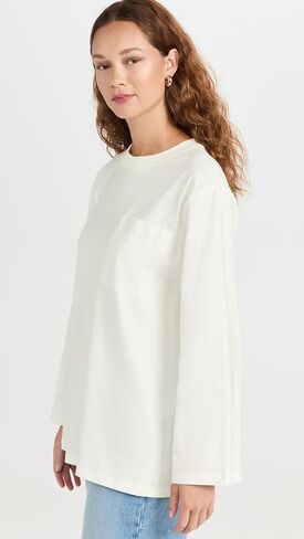 بلوزة فايه بأكمام طويلة للسيدات من Malene Birger in Saudi Arabia