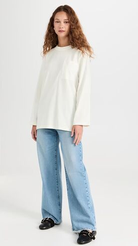 بلوزة فايه بأكمام طويلة للسيدات من Malene Birger in Saudi Arabia