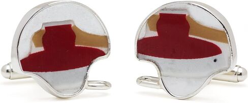 Tokens & Icons Collegiate Football Game Used Helmet Cufflinks (16-COLLEGIATE-P) in Kuwait