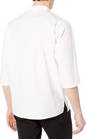 Uncommon Threads Unisex Epic 3/4 Sleeve Buttoned Chef Shirt with Vents in Kuwait