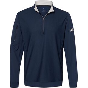 adidas - Performance Textured Quarter-Zip Pullover - A295 in Saudi Arabia