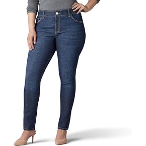 Lee Women's Plus Size Flex Motion Regular Fit Skinny Leg Jean