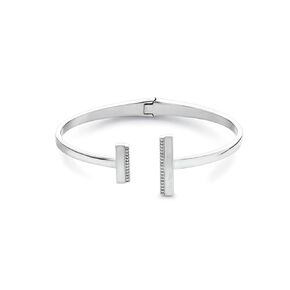 سوار نسائي من مجوهرات كالفين كلاين، اللون: فضي (الموديل: 35000160)، متوسط، ستانلس ستيل، بدون أحجار كريمة, Medium, ستانلس ستيل, بدون أحجار كريمة in Kuwait