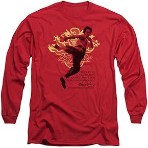 Bruce Lee Immortal Dragon Unisex Adult Long-Sleeve T Shirt for Men and Women in Kuwait