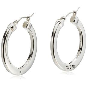GUESS Basic Logo Hoop Earrings