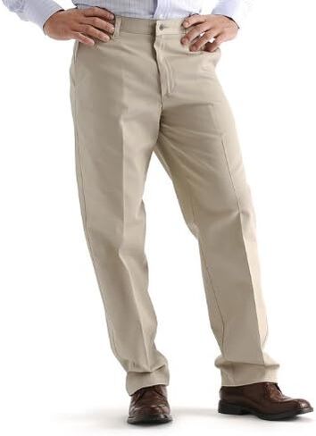 Lee Men's Stain Resistant Relaxed-fit Flat Front Pant in Saudi Arabia