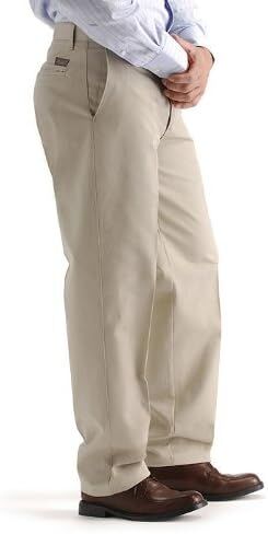 Lee Men's Stain Resistant Relaxed-fit Flat Front Pant in Saudi Arabia